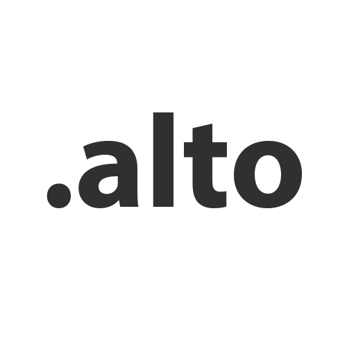 Register domain in the zone .alto