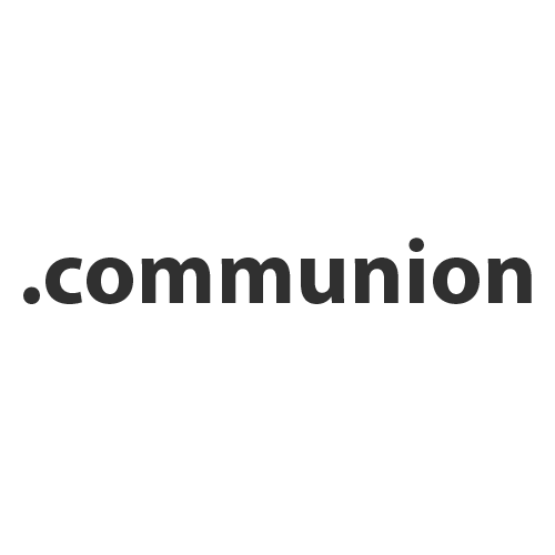 Register domain in the zone .communion