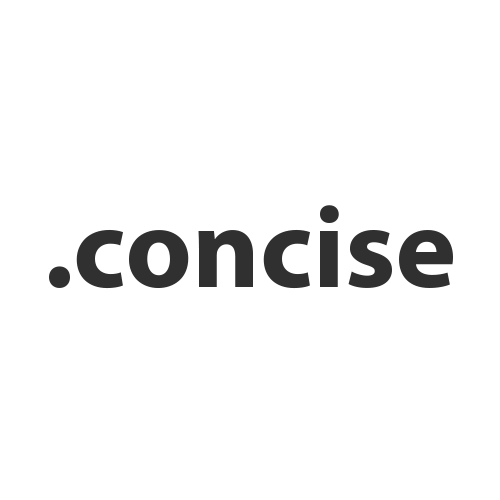 Register domain in the zone .concise