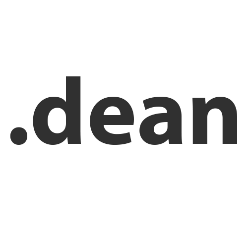 Register domain in the zone .dean