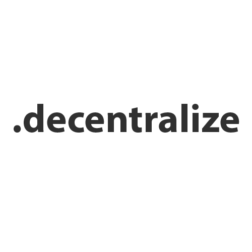 Register domain in the zone .decentralize