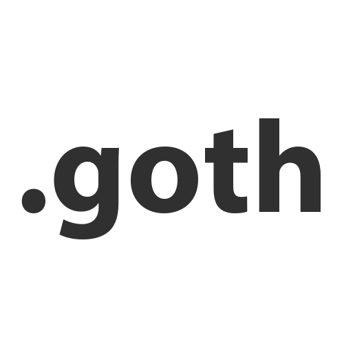 Register domain in the zone .goth