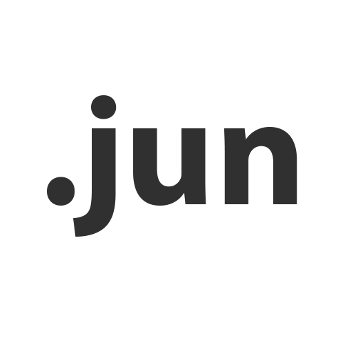 Register domain in the zone .jun