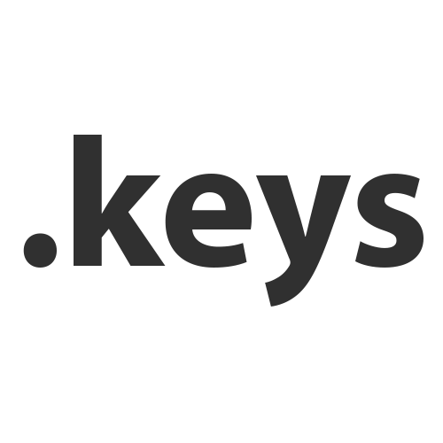 Register domain in the zone .keys