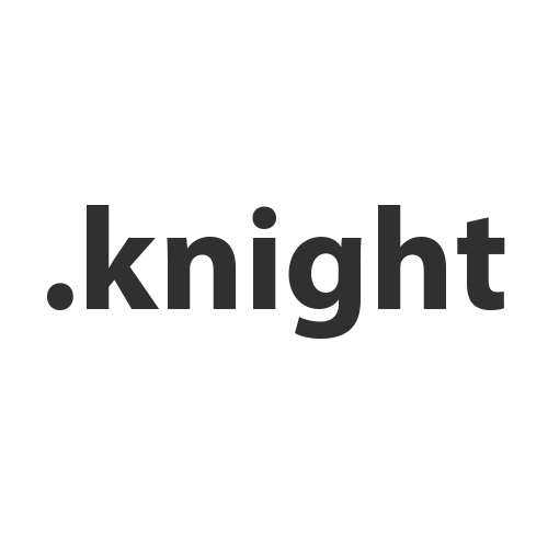 Register domain in the zone .knight