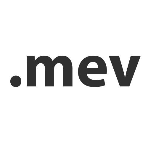 Register domain in the zone .mev