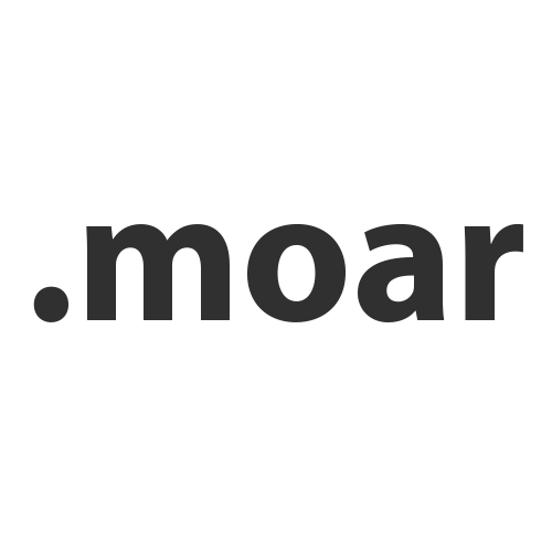 Register domain in the zone .moar