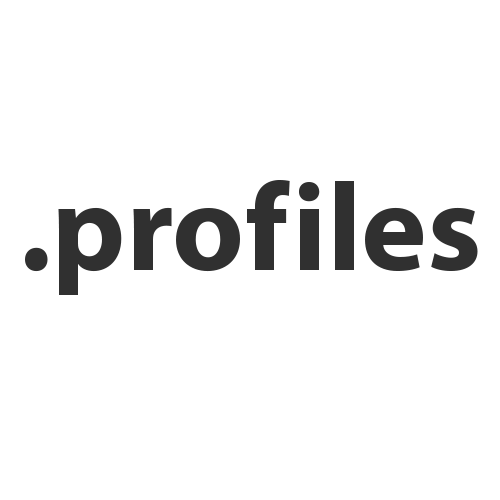 Register domain in the zone .profiles