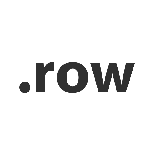 Register domain in the zone .row