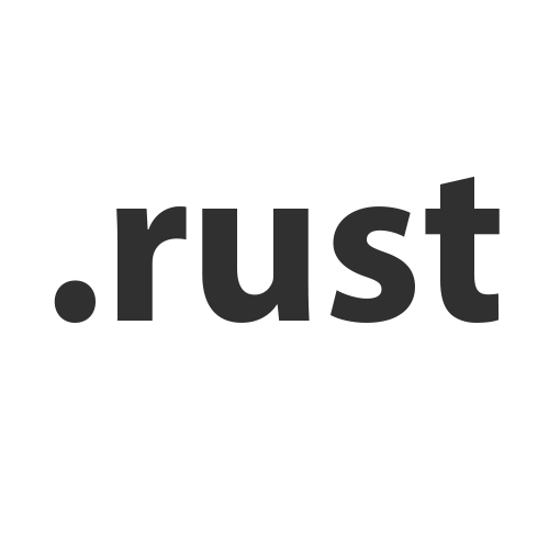 Register domain in the zone .rust
