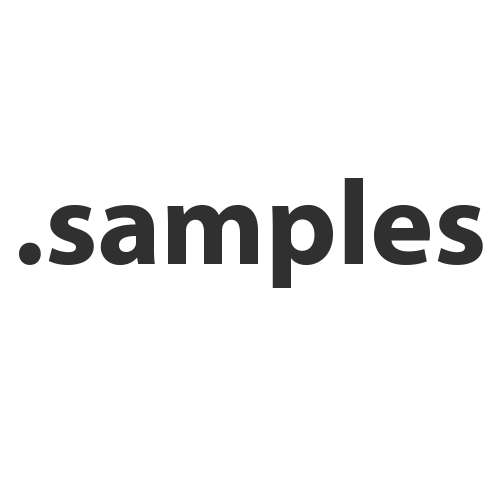 Register domain in the zone .samples