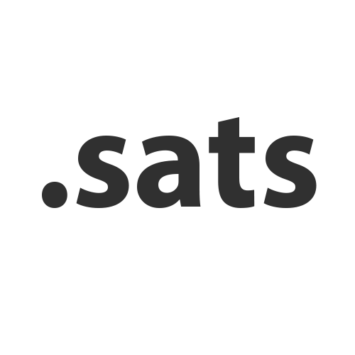 Register domain in the zone .sats