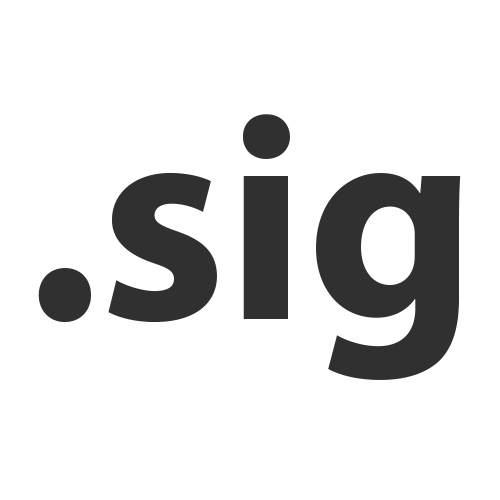 Register domain in the zone .sig