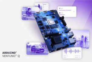 Presentation of the Arduino Ventuno Q single-board computer for AI and robots