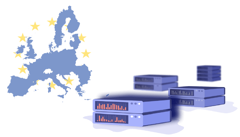 Virtual servers in Europe