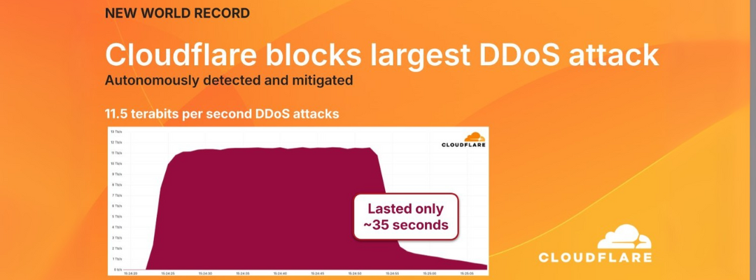 Cloudflare prevented a powerful DDoS attack of 22.2 Tbps