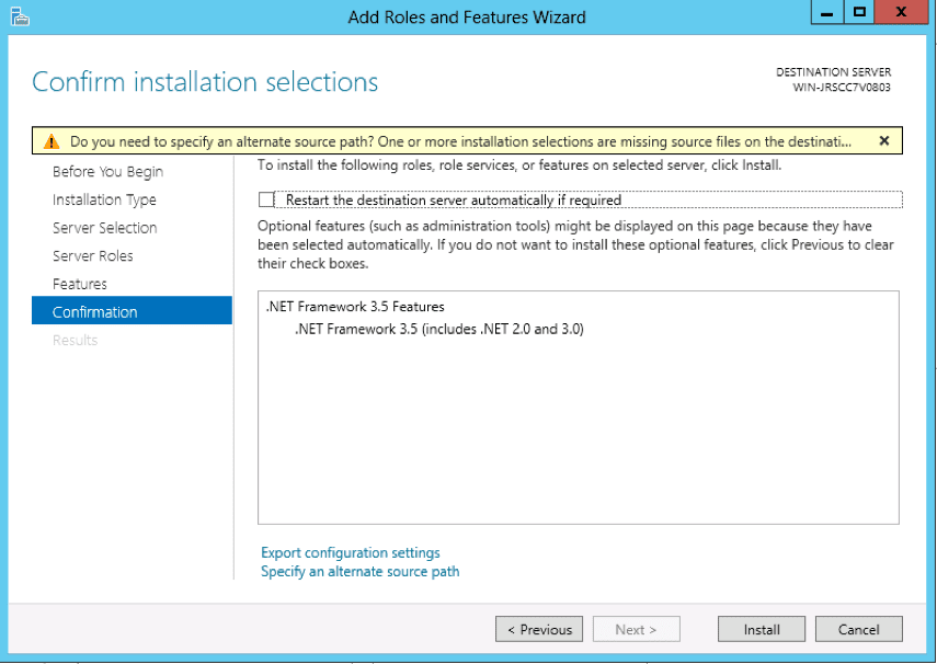 How to install .NET Framework on my Windows VPS?
